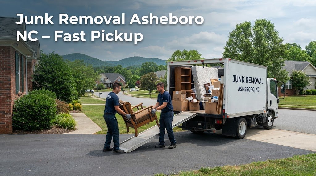 Junk Removal Asheboro NC – Fast Pickup